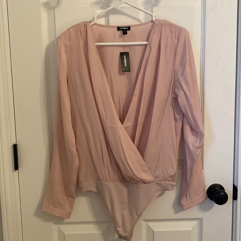 Blush pink Express Bodysuit